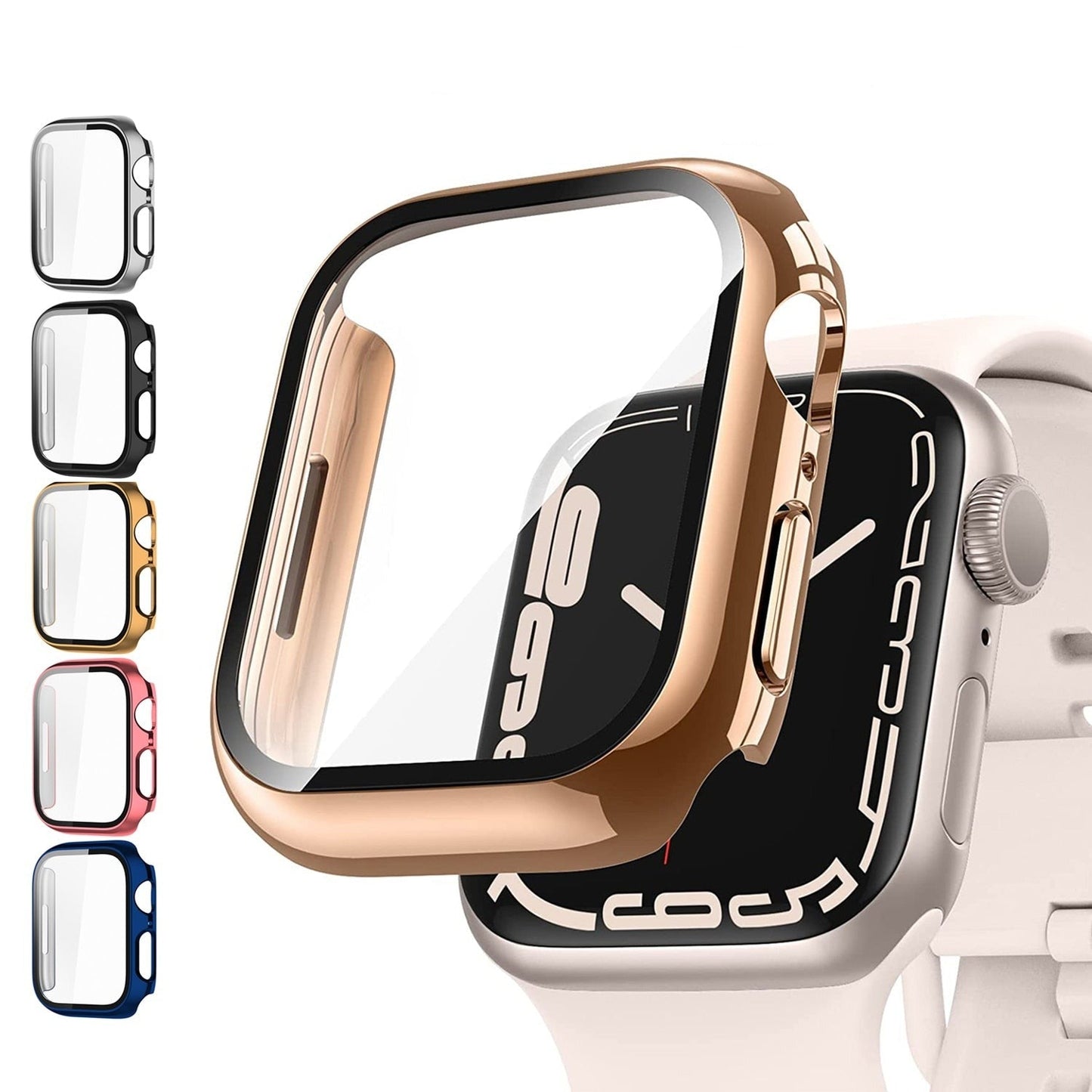 Crystal ™ - Protector de pantalla Apple Watch con vidrio templado
