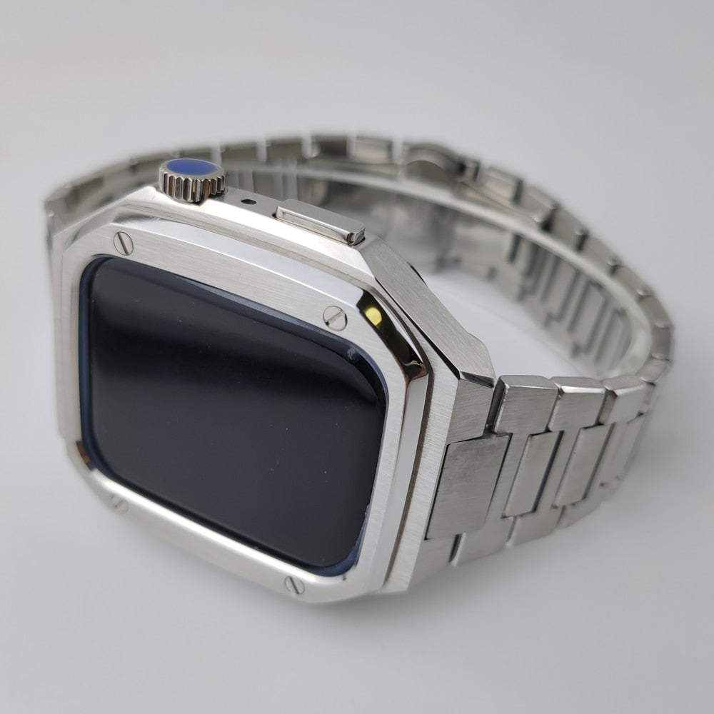 Royal ™ Metal series - Correa + protector para Apple Watch