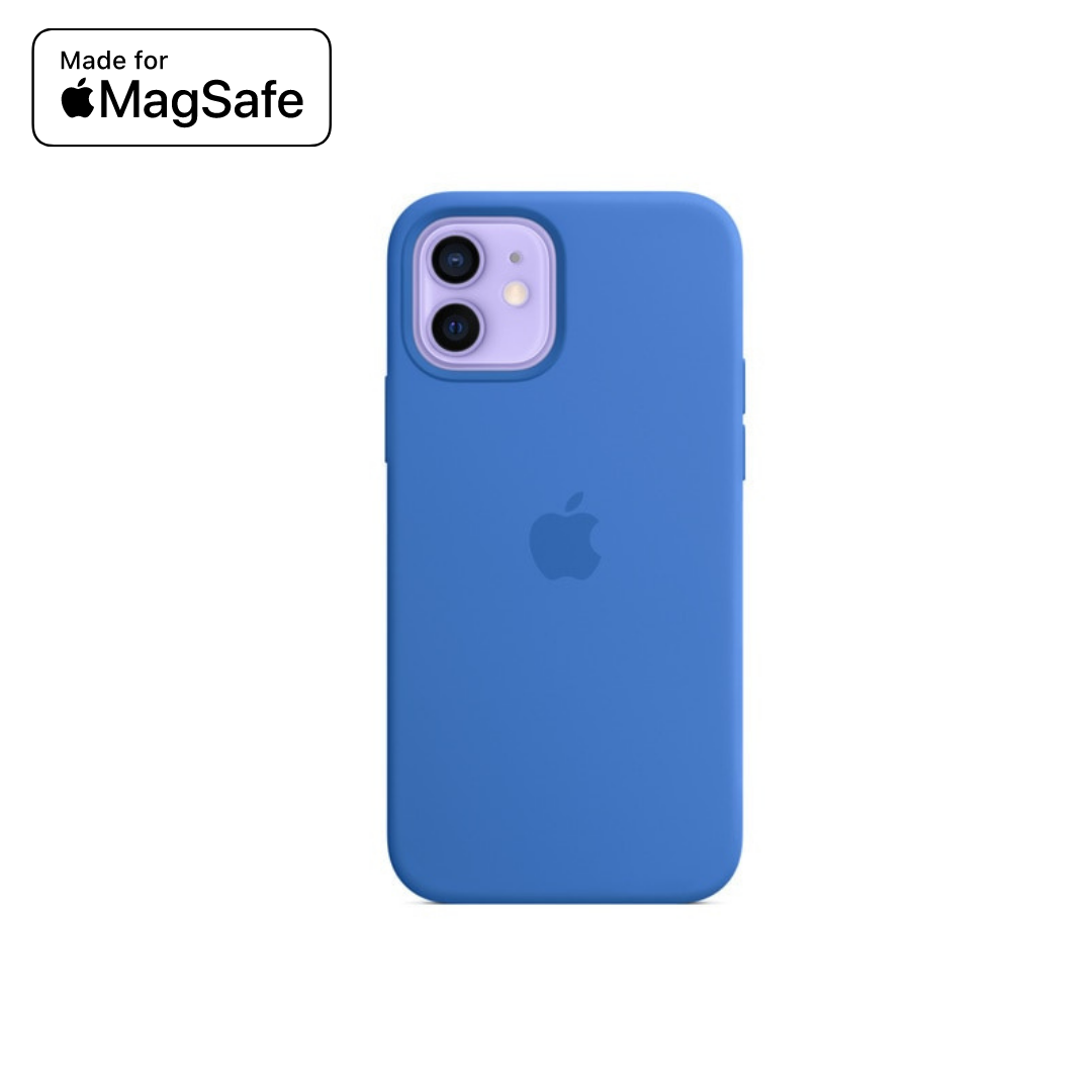 Funda de silicona MagSafe para iPhone 12 - 15 series