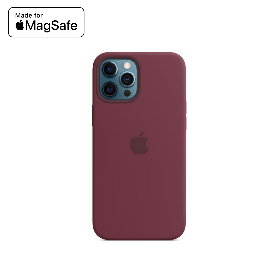 Funda de silicona MagSafe para iPhone 12 - 15 series